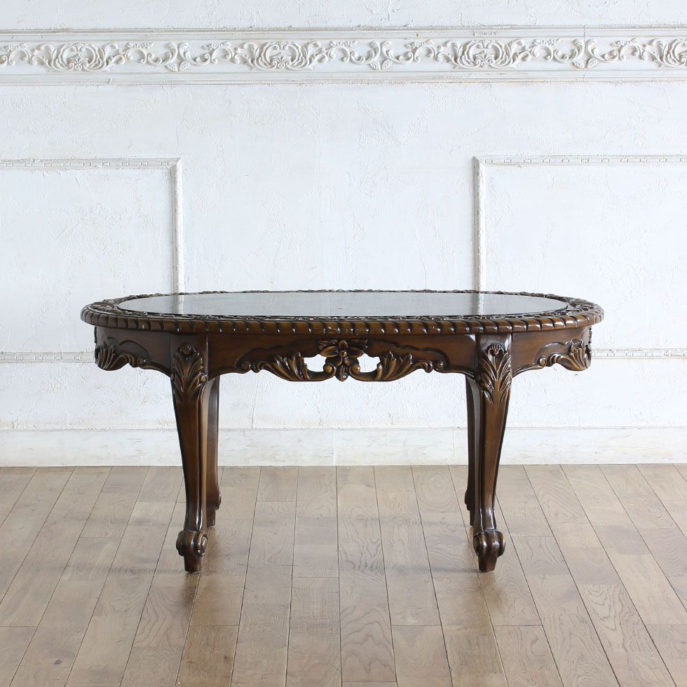 アンティーク調 大理石ローテーブル z2107-5-gm – レンタル