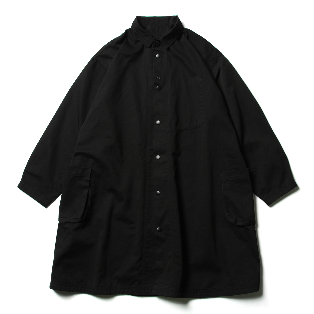 Porter Classic / ポータークラシック | CHINO SHIRT COAT - Black