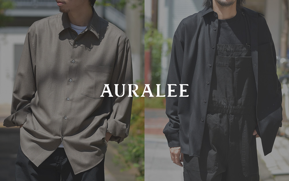 AURALEE / オーラリー | FINX SHUTTLE OX SHIRTS (メンズ) - Black