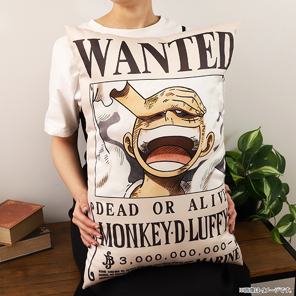 ワンピース】手配書クッション ルフィ 30億: インテリア｜東映