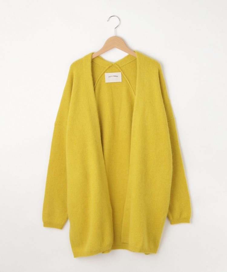 Lilly Lynque（リリーリン） ウール前あきニットカーディガン【SALE