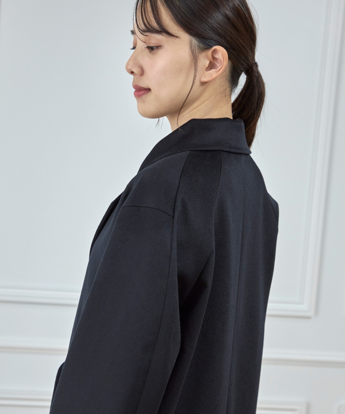 WEB限定》カシミヤ100%ミドル丈コート｜INED（イネド）｜フランドル