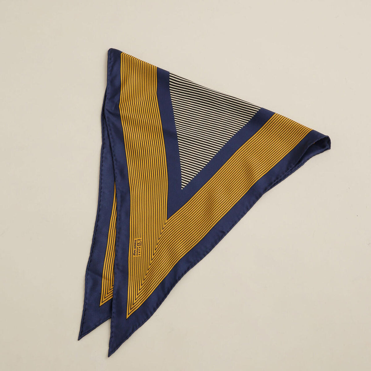 fratelli luigi/ROMBETTO 別注シルクツイルビンテージ 変形スカーフ