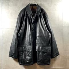 90s vintage レザー カーコート カバーオール 菅田将暉 - メルカリ