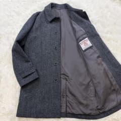 極美品】エディーバウアー×ハリスツイード ヘリンボーン ステンカラー