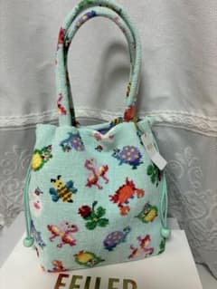 新品未使用 FEILER×神崎恵さん 巾着バッグ ペールグリーン - メルカリ