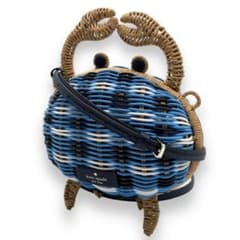 未使用級♡kate spade ウィッカ―クラブ ショルダーバッグ 蟹 斜め掛け