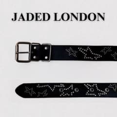 新品☆JADED LONDON Black Polaris スタースタッズベルト - メルカリ