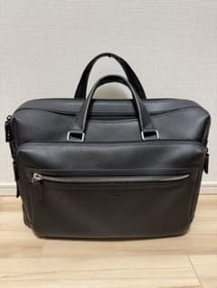 TUMI ビジネスバッグ ブラック レザー【定価10万円超】 - メルカリ