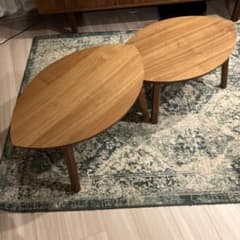 IKEA ストックホルム ネストテーブル2点セット 都内周辺限定 10月中