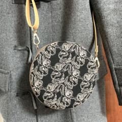 ハンドメイド ジョリーフルール ピョンブロイダリー ポシェット