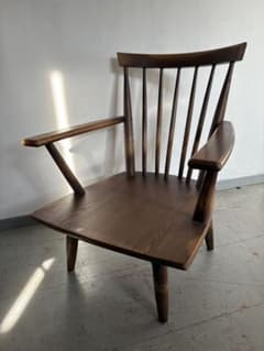 ナガノインテリア ダイニングチェア SKC069ー0WB 回転式 2 - メルカリ