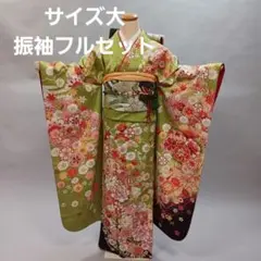 2026年最新】振袖フルセット 緑の人気アイテム - メルカリ
