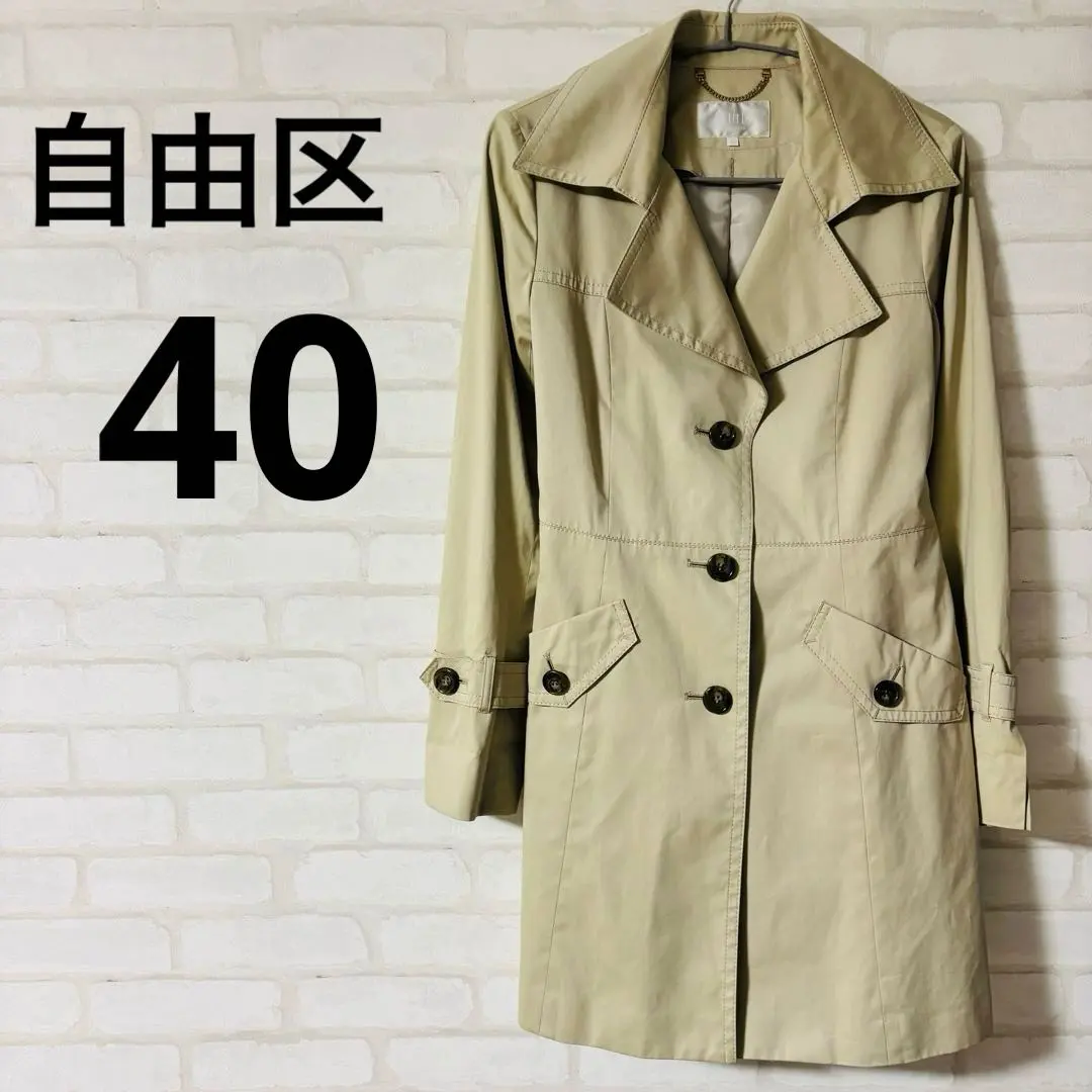 2026年最新】自由区 カラー：ベージュ系 トレンチコート・スプリング