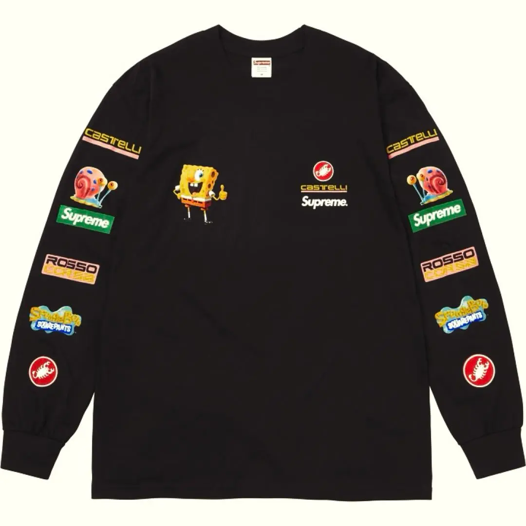 2026年最新】Supreme SpongeBob Castelli Cycling L/S Teeの人気