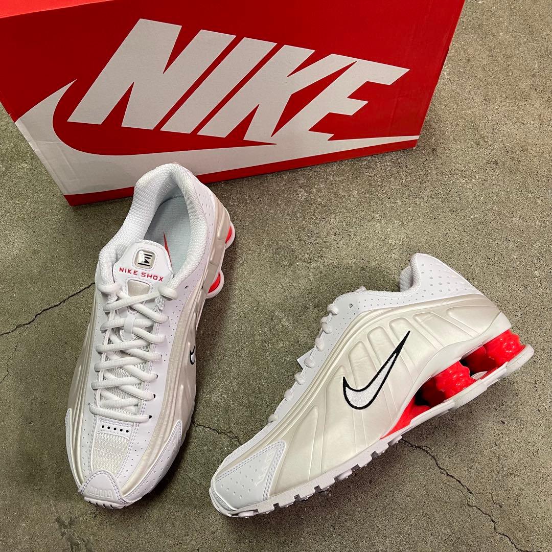 Nike Women's Shox R4 AR3565-103 24㎝ Nike Women's Shox R4 White AR3565-103 | FOOTDISTRICT