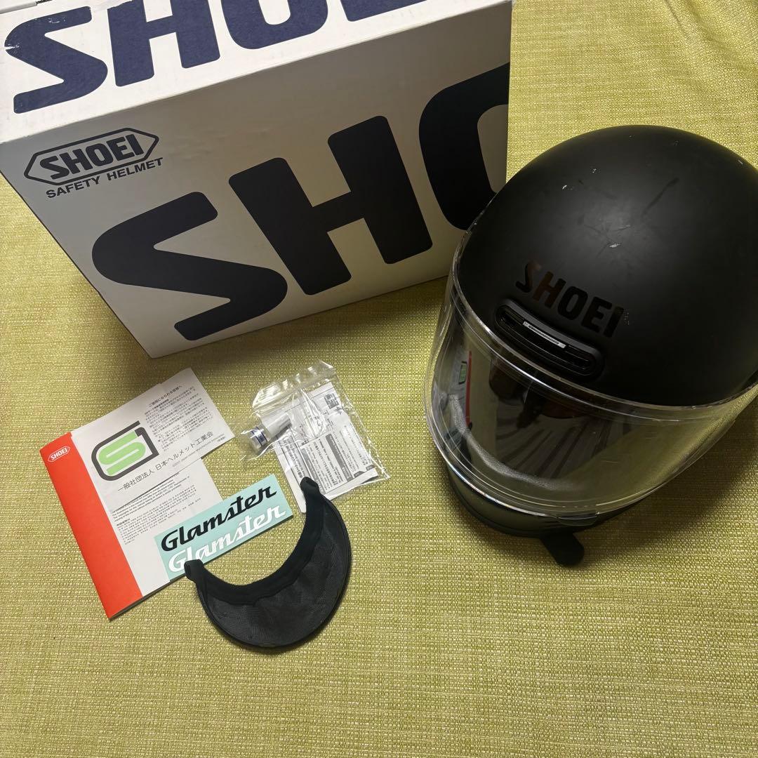 SHOEI グラムスター Glamster マットブラックMサイズ SHOEI Glamster Mサイズ 新品 マットブラック 57-58cm - メルカリ