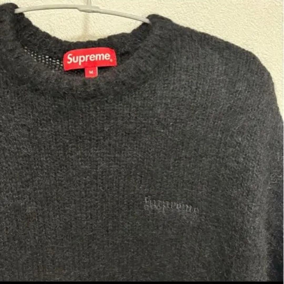 Supreme モヘアニット Mohair Sweater ブラック - メルカリ