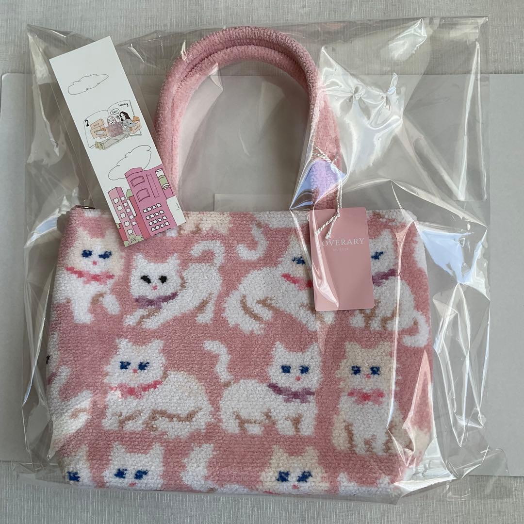 完売品】フェイラーバッグ＊モフモフネコチャン＊ラッピング済み＊栞