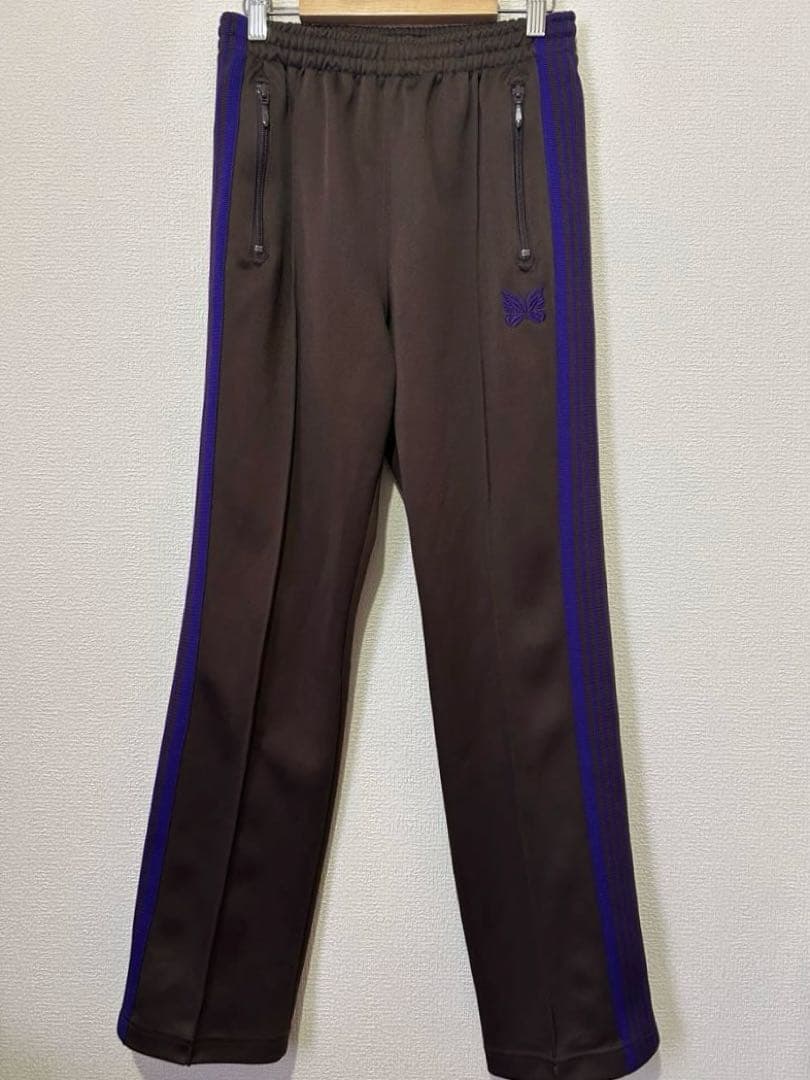 【美品】Needles LQ405 トラックパンツ　ブラウン×パープル XS 中古・古着通販】Needles (ニードルズ) トラックパンツ ブラウン