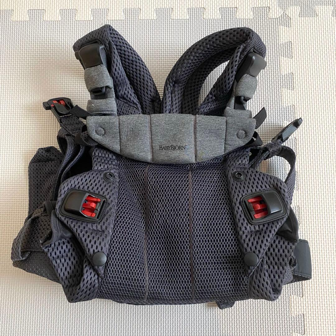 【美品】ベビービョルン ハーモニー アンスラサイト メッシュ BABYBJORN（ベビービョルン） 抱っこ紐 ハーモニー アンスラサイト