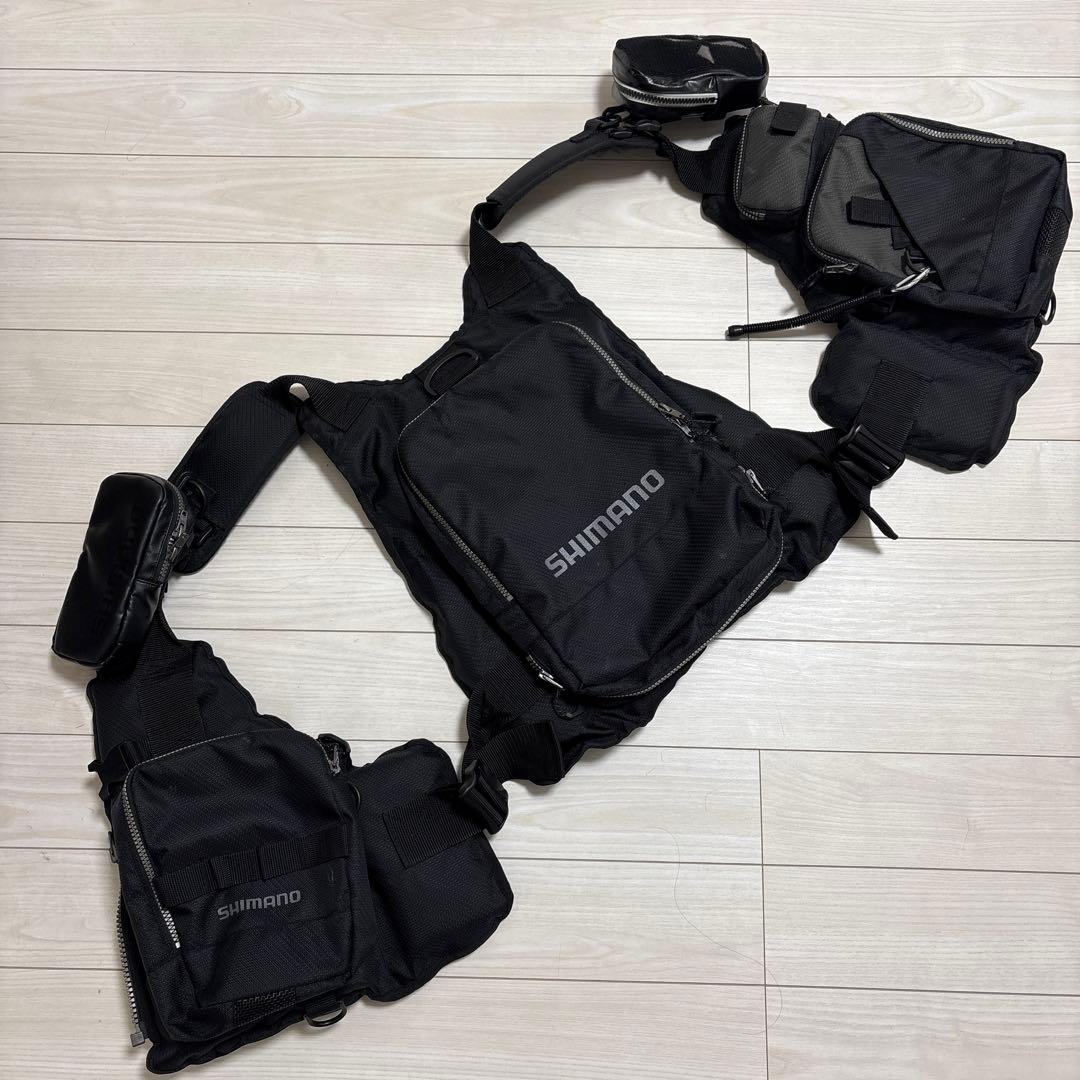 SHIMANO レジャー用ジャケット　大人用 シマノ　ライフジャケット シマノ ライフジャケット ラフトエアジャケット (膨脹式救命具) フリー