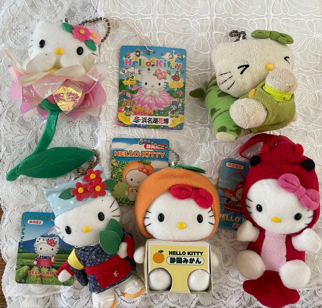 ハローキティ ご当地 キティ ぬいぐるみ マスコット5体 - メルカリ