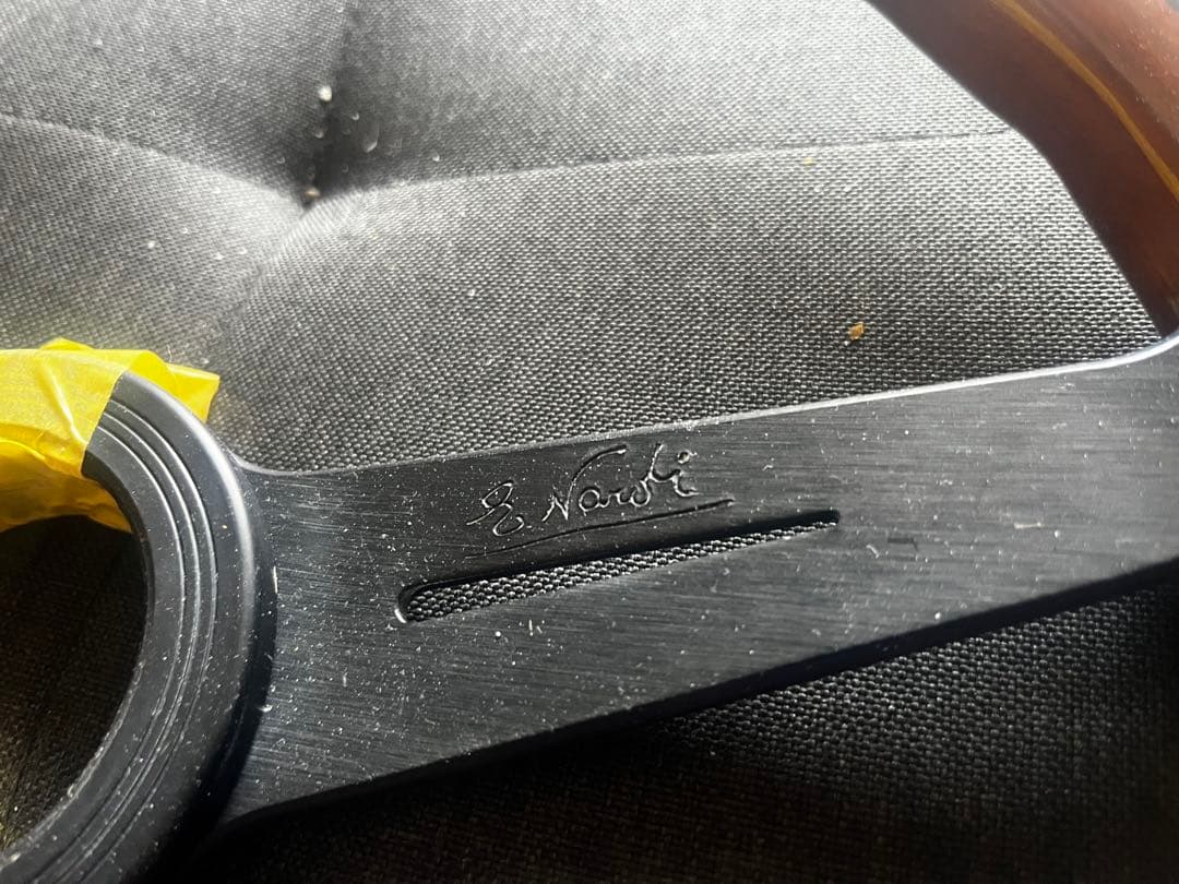 値下げ！【ジャンク品】【当時物】Nardi ウッド ステアリング FS様専用！当時物 ナルディ クラシック ウッド ステアリング NARDI正規