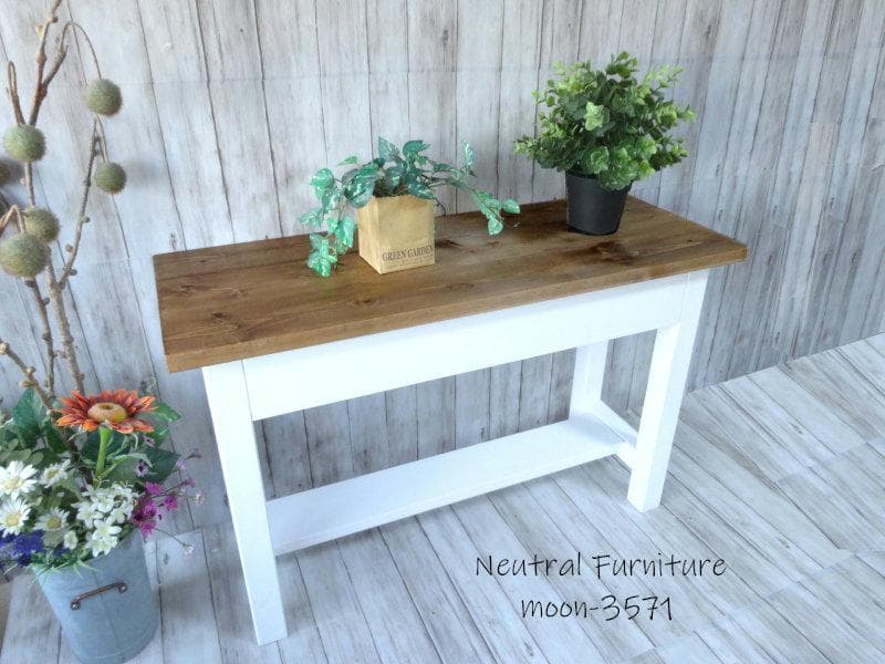 専用　ハンドメイド 　ショートベンチ ハートBOX付き（ナチュラル) FLAX ショートベンチ - TATENO WOOD ART online store |【家具通販