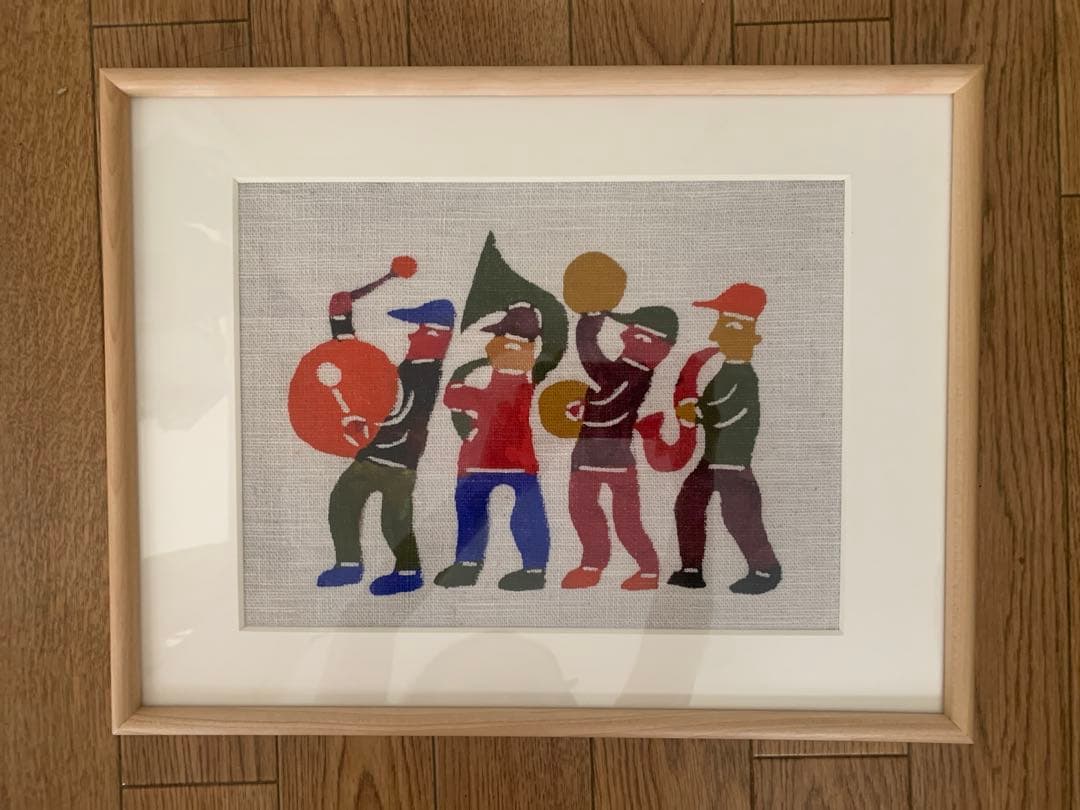 柚木沙弥郎　型染め絵 柚木沙弥郎 型染め絵 | 芭蕉の出来事