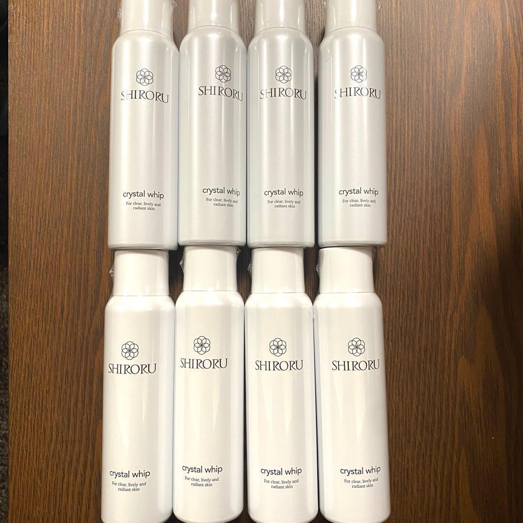 な*ま様 新品未開封 SHIRORU クリスタルホイップ 120g×8本 3/3(火)限定！ポイント+7％！】SHIRORU シロル クリスタルホイップ