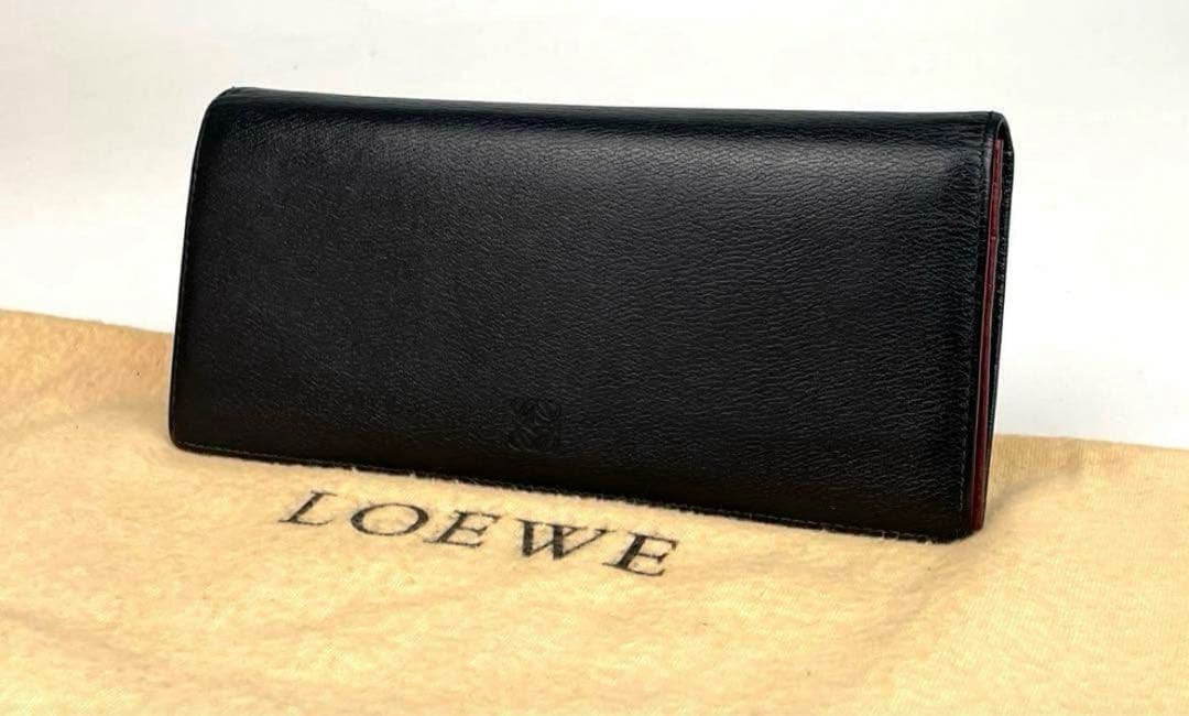 《美品》LOEWE ブラック 長財布