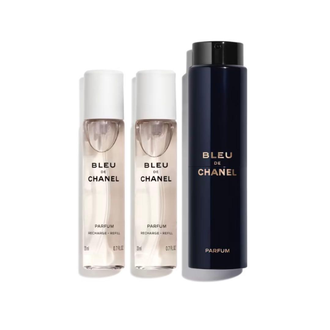 ブルードゥシャネル トラベル スプレイ パルファム 20ml 本体＋レフィル CHANEL（シャネル） ブルー ドゥ トラベル スプレイ EDT 20ml×3 メンズ