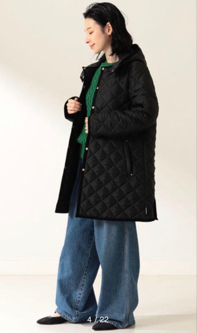 Traditional Weatherwear ARKLEY フードミドル別注 ARKLEY MIDDLE HOOD アークリー ミドル フード｜ブラック｜ウィメンズ