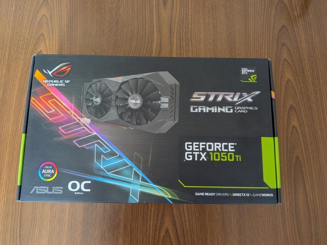 グラフィックボード・グラボ・ビデオカード ASUS GTX1050Ti STRIX GAMING 4G OC Amazon | ASUS R.O.G. STRIXシリーズ NVIDIA GeForce GTX1050Ti搭載