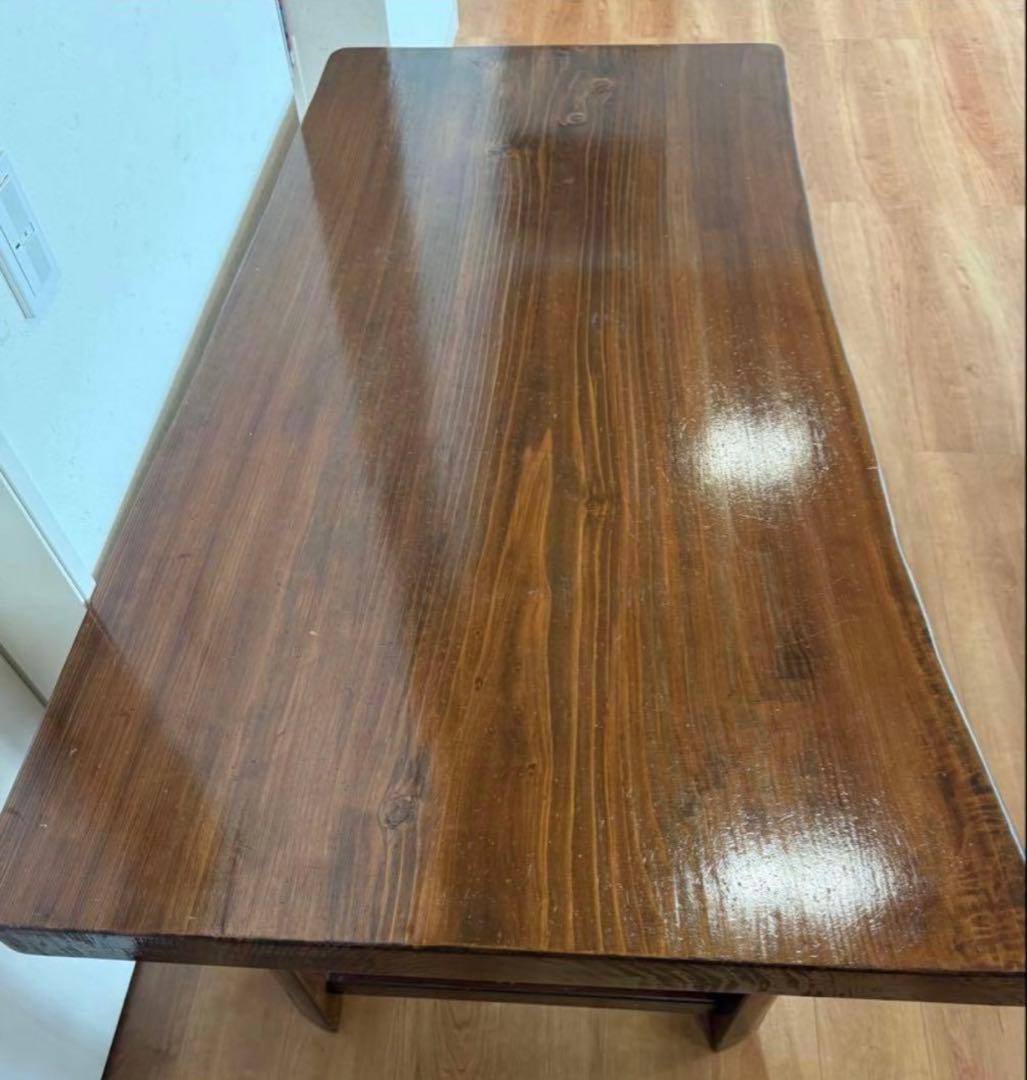 【杉/一枚板】木製ダイニングテーブル 杉（スギ） 一枚板 ダイニングテーブル／1800mm 【A8631】 【一枚板