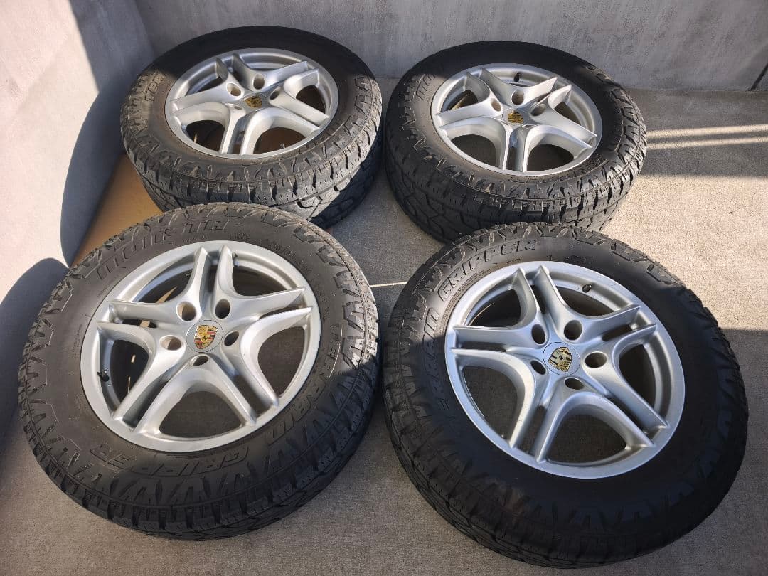カミラ様　ポルシェ　カイエン　18インチ　ホイールタイヤ 4本セット　溝残有り 2026年最新】ホイール4本セット ポルシェ カイエンの人気アイテム