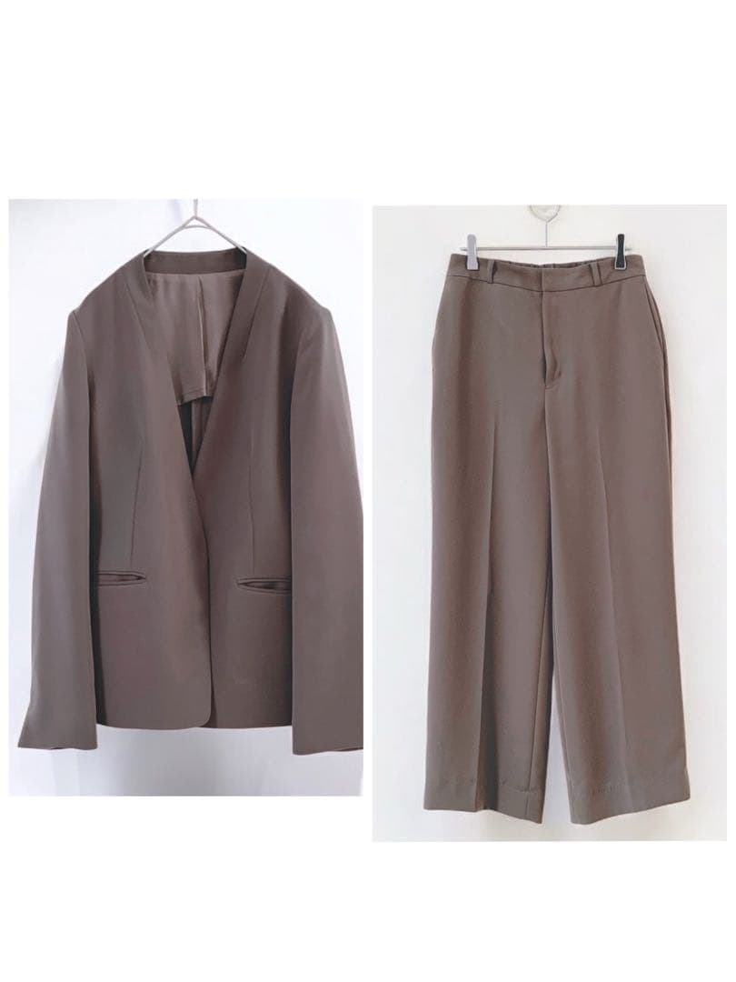 限定❤️セットアップAOKI Oggiコラボ ダブルクロス ノーカラー