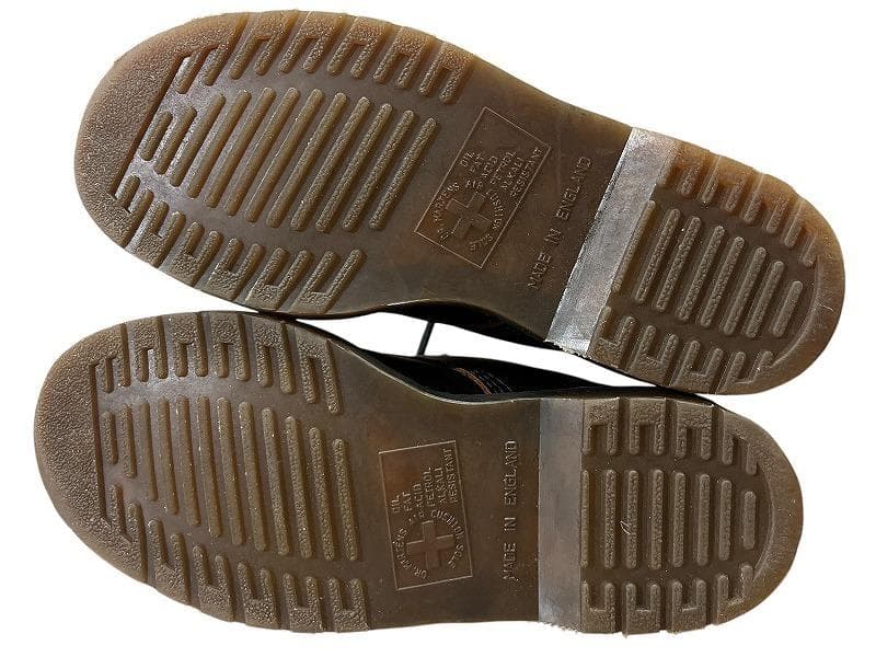 希少 英国製 完全復刻モデル ドクターマーチン 茶芯 8ホール ブーツ