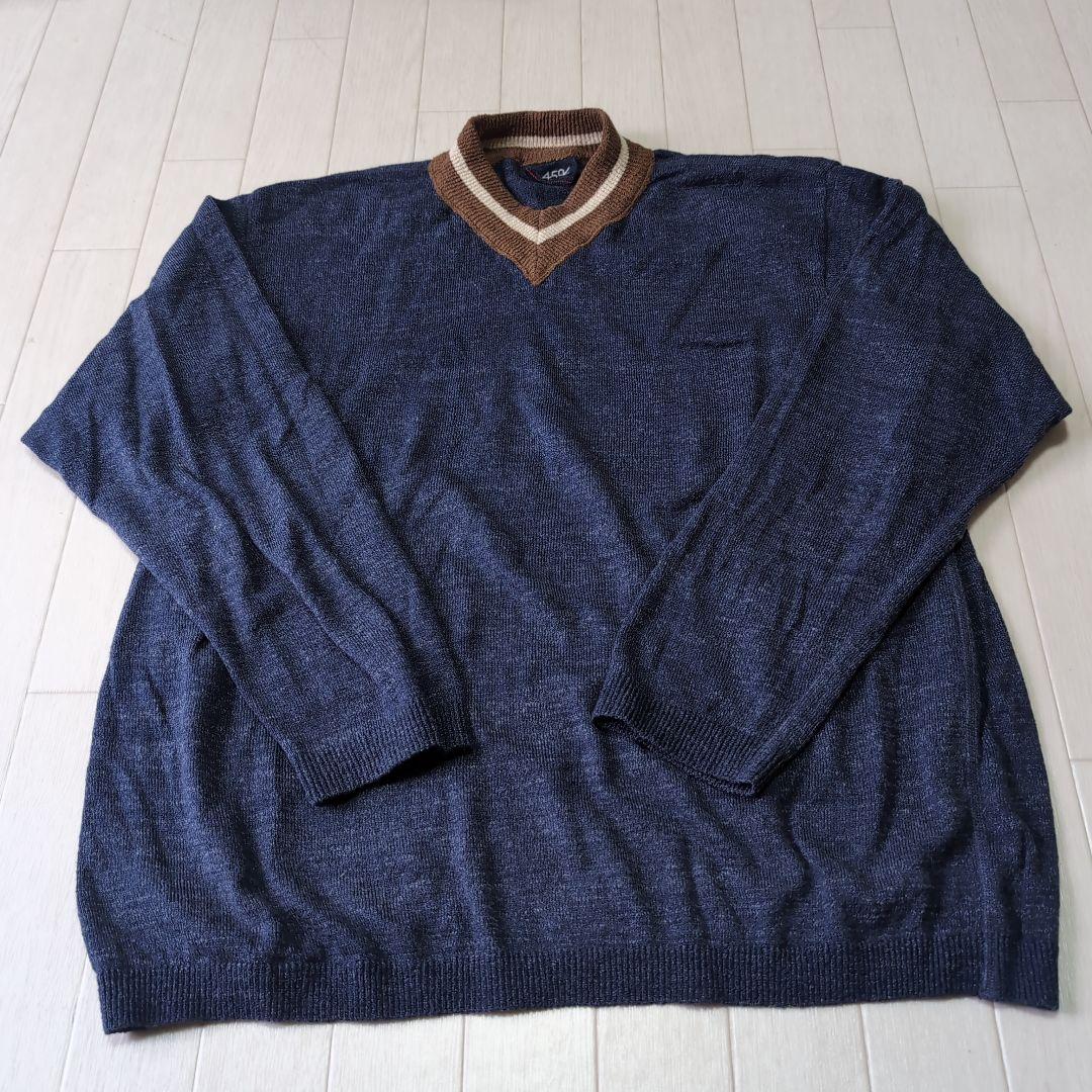 45R　インディゴコットンセーター 45R（フォーティファイブアール）の「インディゴコットンニットかぎ針T