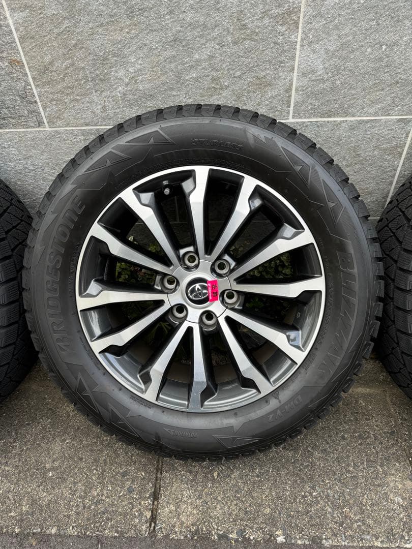 専用 超美品！150系プラド 19インチ純正ホイール+スタッドレスタイヤ