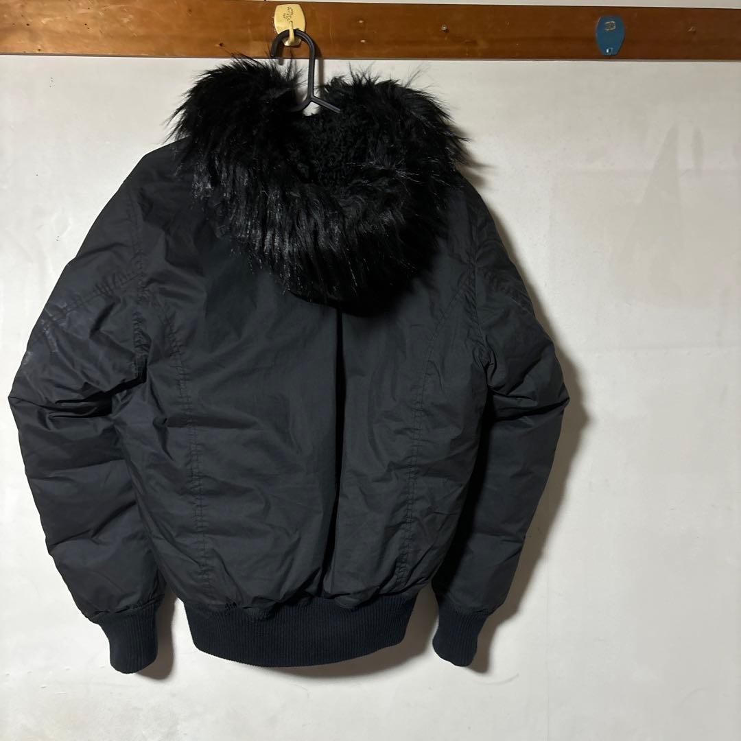 Diesel ディーゼル ミリタリー ジャケット ファー ダウン N-2B S