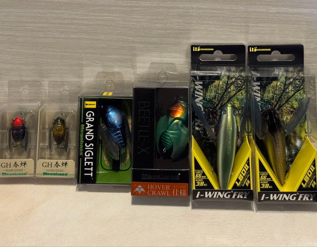 メガバス　新品未開封　虫ルアーセット Megabass（メガバス） 2026福袋 SALT SET ソルト ルアー セット : WILD
