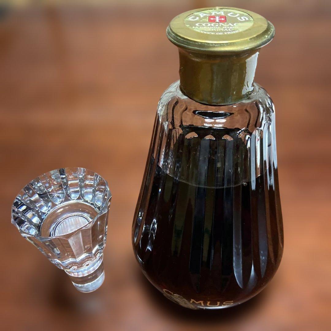 未開栓CAMUS カミュカラフェ　 バカラボトル　替栓付き 未開栓】CAMUS カミュ バカラ カラフェ クリスタルボトル 替栓付 希少