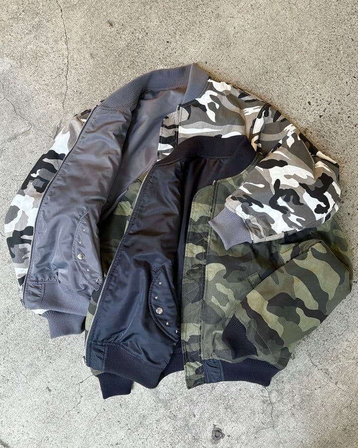 Camo Reversible MA-1 Jacket - メルカリ