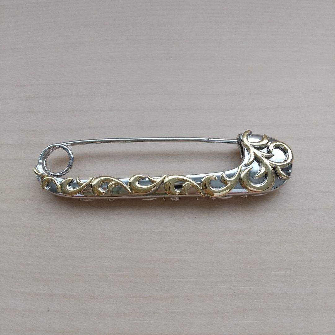 GSTV パラジウムシルバー950天然ホワイトジルコン Miaブローチ GSTV パラジウムシルバー950 天然ホワイトジルコン Mia ブローチ ZI 約