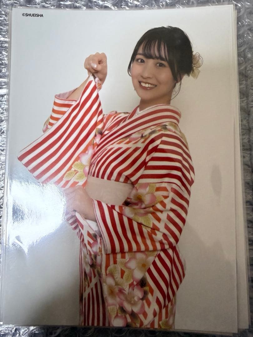 溝端葵 2L判生写真 週刊プレイボーイ 3-4号オンラインサイン会　特典セット