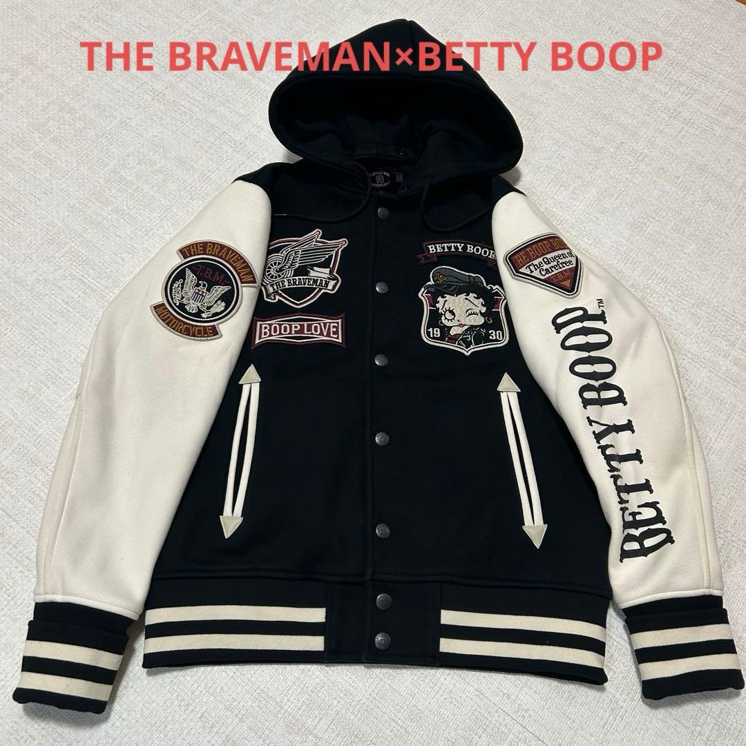 美品⭐︎THE BRAVEMAN×BETTY BOOP ボンディング スタジャン 楽天市場】BR×BETTYコラボ ボンディングスタジャン The BRAVE-MAN BBB