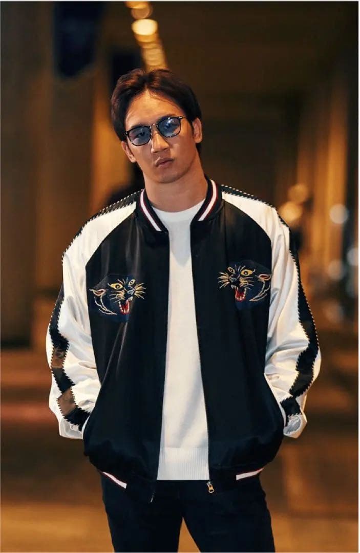 朝倉未来 Matin Avenir 刺繍 スカジャン 壱 た*ん様 KUROHYOU スカジャン キャラクター刺繍 朝倉未来 - メルカリ