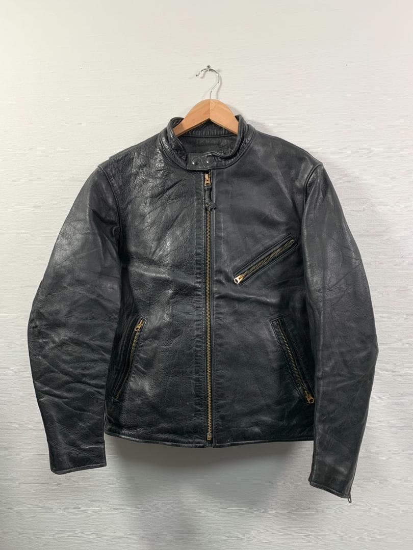 [LOST WORLD] ホースハイド シングルライダース 36 馬革 ブラック LOST WORLDS HORSEHIDE Single Riders | VOLAR